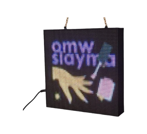 SMART display for doors, interiors and shop windows. P3 PREMIUM 20x20cm