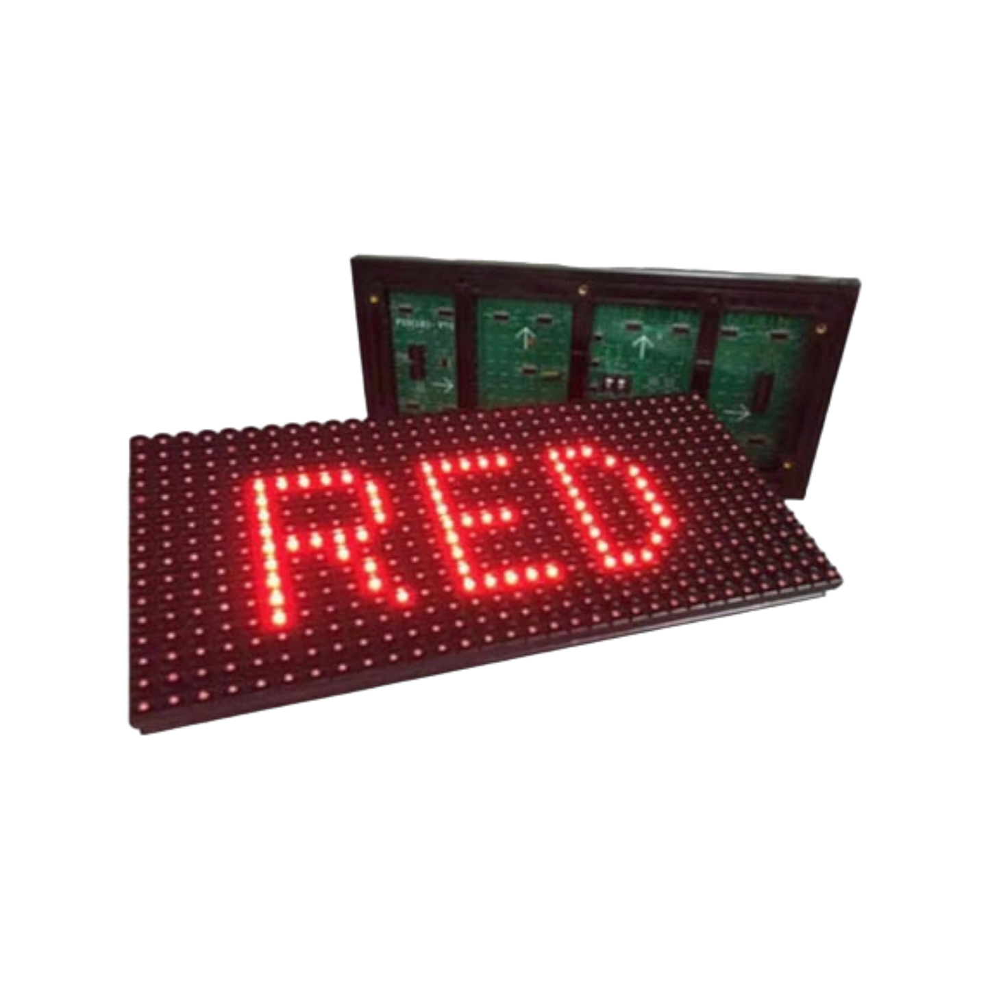 LED dot matrix panel 32x16cm P10 HUB12 DIP