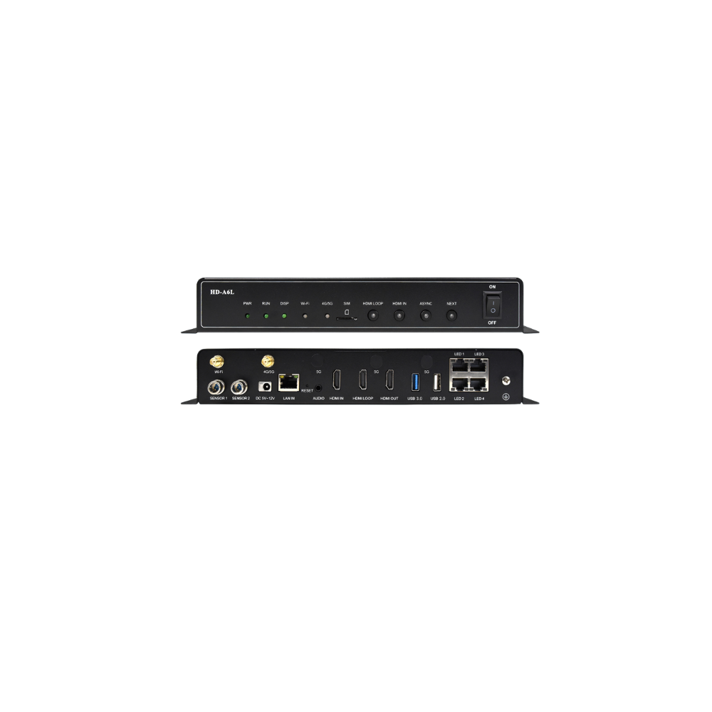Odtwarzacz multimedialny HD-A6L z podwójnym modelem do ekranów LED