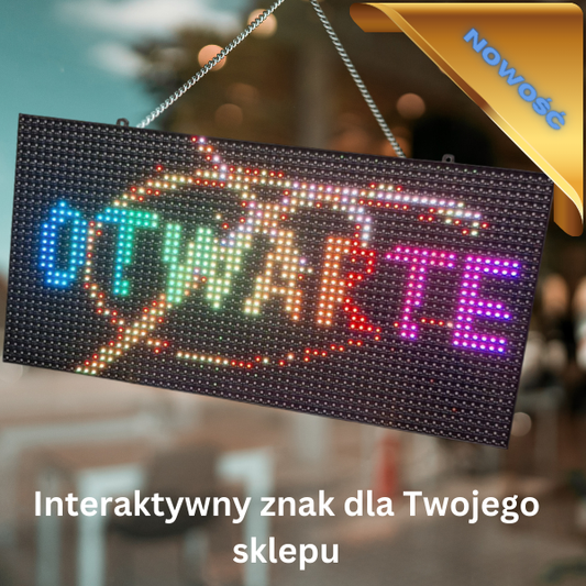 SMART MINI display for doors, interiors, showcases. P4 26x13cm