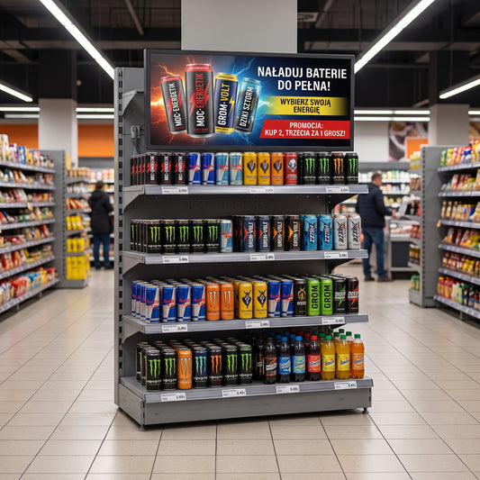 Wyświetlacz LED na półki sklepowe i do innych zastosowań
