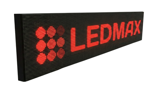 Wyświetlacz LED P10 Mono tekstowo-graficzny zewnętrzny, wysokość 16 cm