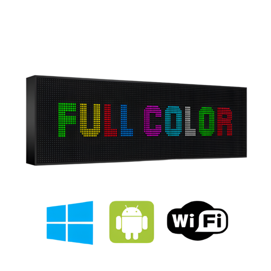 Premium LED advertising screen, outdoor, height 96 cm