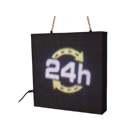 SMART display for doors, interiors and shop windows. P3 PREMIUM 20x20cm