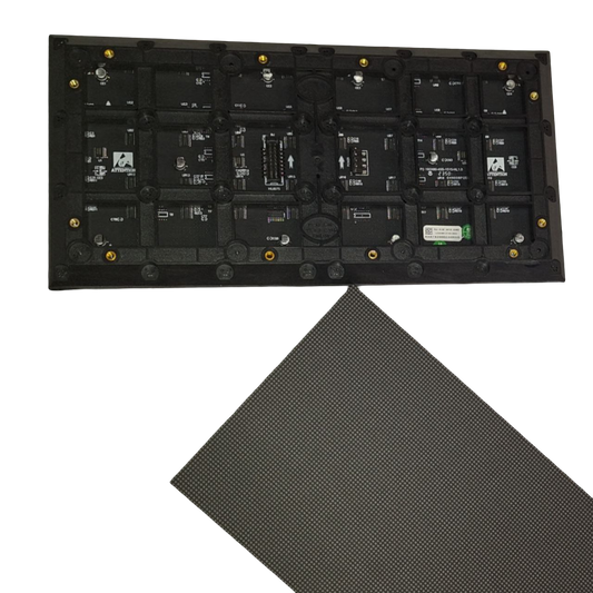 Indoor GOB LED modules with protective coating and 45 degree frame