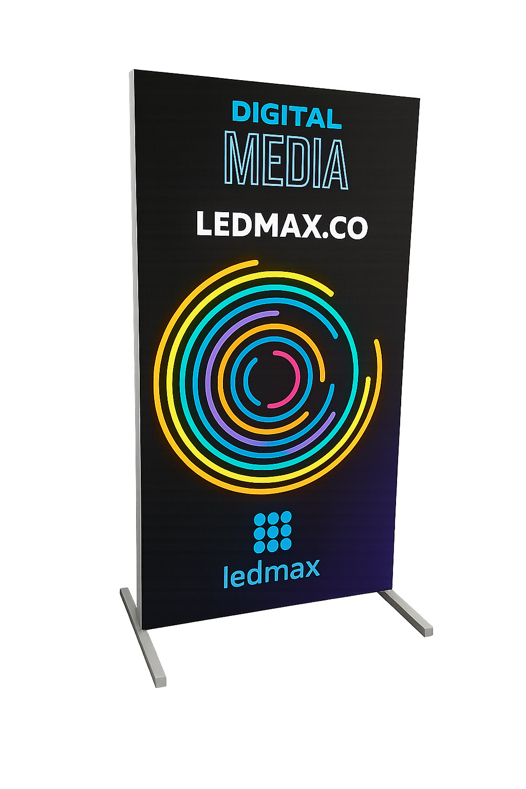 LED POSTER MEDIA WALL utilisation à l'intérieur 192x96cm