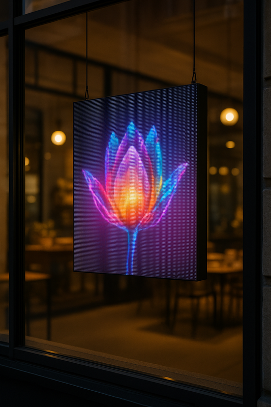 LED екран за витрина