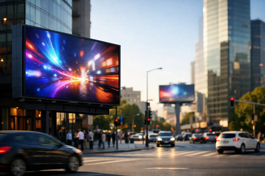 Reklama DOOH: ekran LED, lokalizacja i emisja