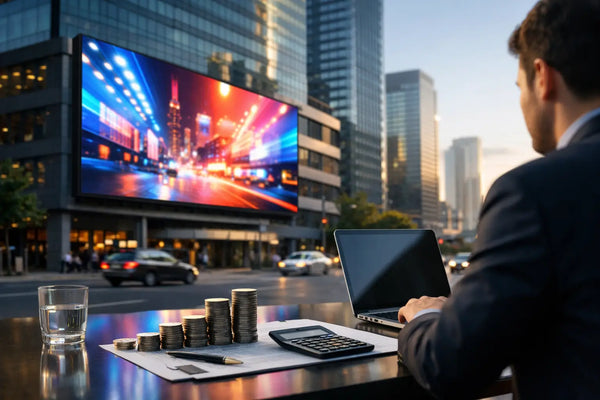Ile kosztuje ekran LED reklamowy w 2026?