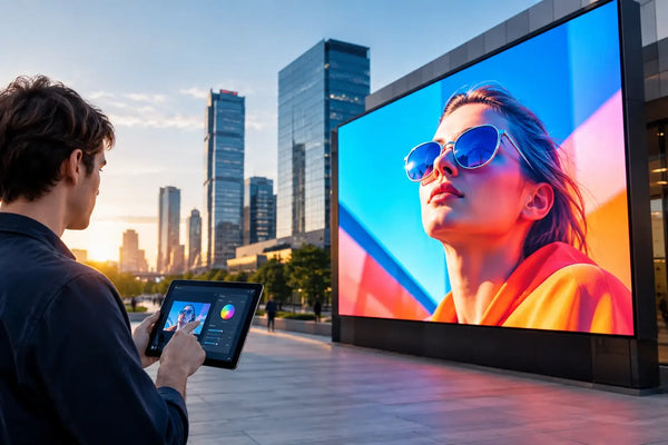 AI dla ekranów LED w reklamie i serwisie
