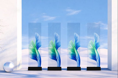 Elastyczne, transparentne ekrany LED - Folia LED na szyby