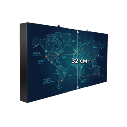 AFISAJ LED PREMIUM EXTERIOR - Ecran LED dintr-o singura bucata la comanda, inaltime 32 cm