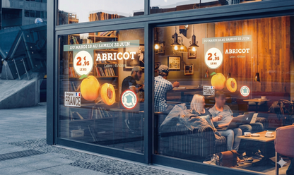 Elastyczne, transparentne ekrany LED - Folia LED na szyby