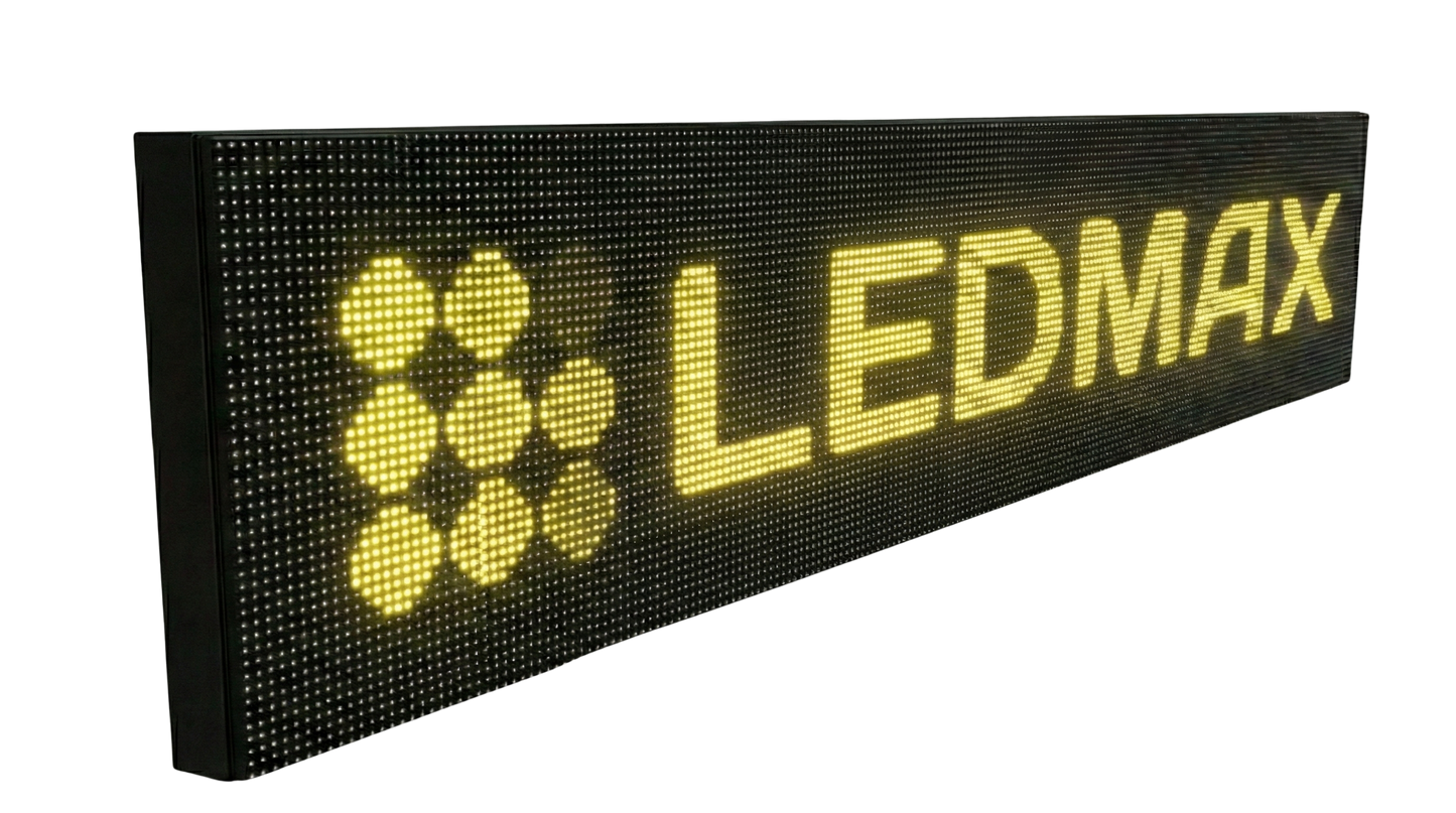 Wyświetlacz LED P10 Mono tekstowo-graficzny zewnętrzny, wysokość 32 cm