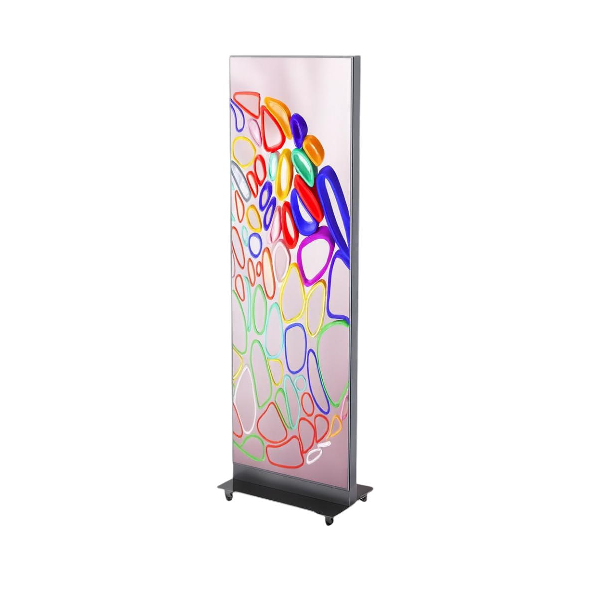 Zestaw składanych plakatów LED 192 x 64 cm P1.86GOB, 3 szt. + odtwarzacz HD-A6L + dostawa