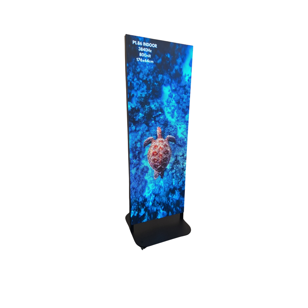 LED POSTER MEDIA WALL wewnętrzny 176x64cm