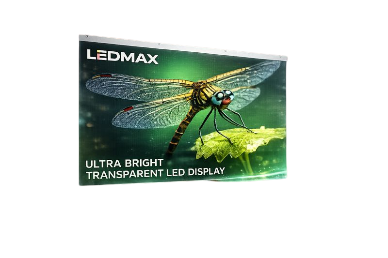 Elastyczne, transparentne ekrany LED - Folia LED na szyby