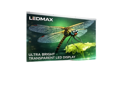 Elastyczne, transparentne ekrany LED - Folia LED na szyby
