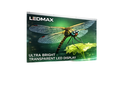 Elastyczne, transparentne ekrany LED - Folia LED na szyby