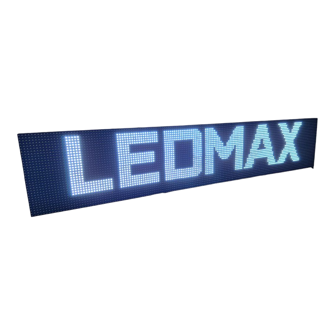 LED advertising display 16x64cm outdoor 
