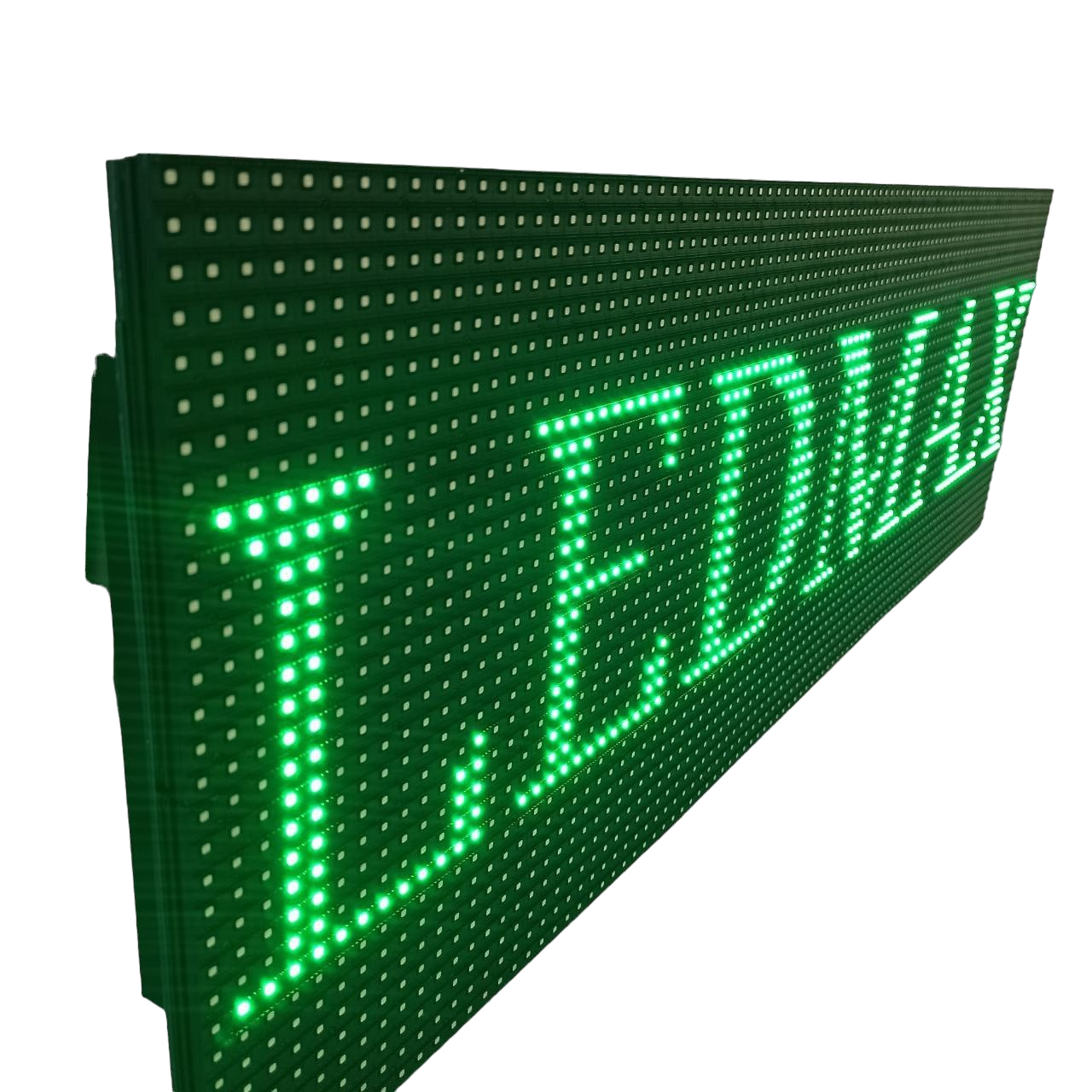 LED advertising display 16x64cm outdoor 