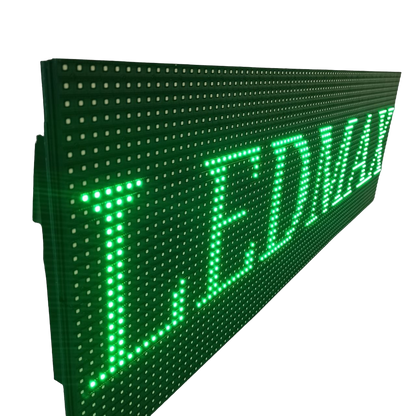 LED advertising display 16x64cm outdoor 