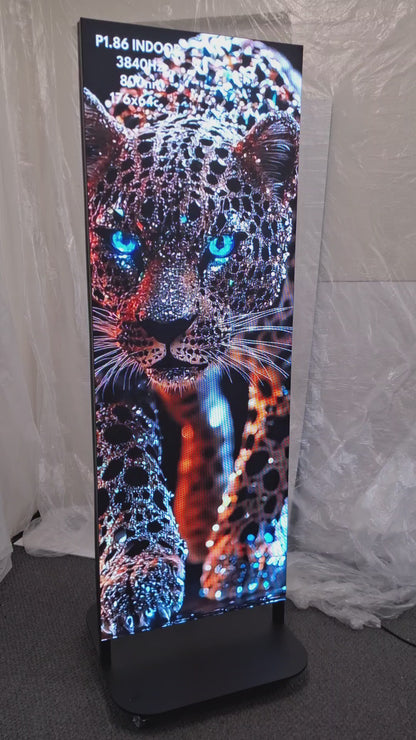 LED POSTER MEDIA WALL wewnętrzny 176x64cm