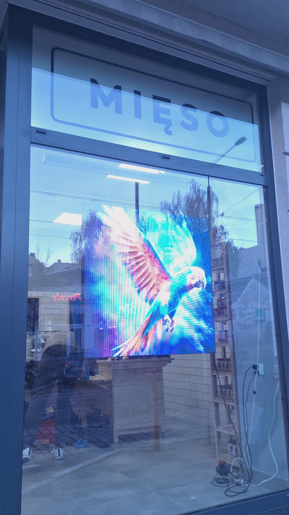 LED-ekraan vitriinile