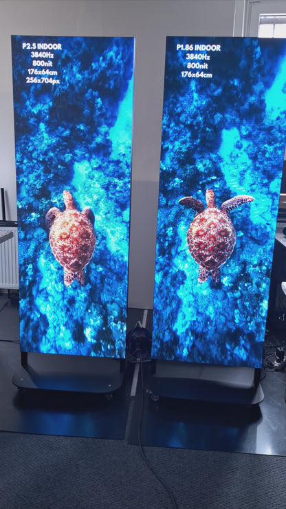 LED POSTER MEDIA WALL wewnętrzny 176x64cm