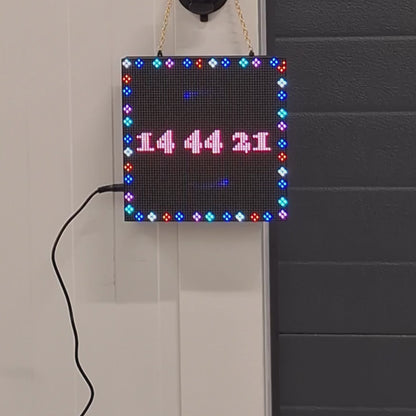 SMART display for doors, interiors and shop windows. P3 PREMIUM 20x20cm 