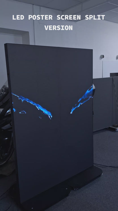 LED POSTER TOTEM "SPLIT" WERSJA Z MOŻLIWOŚCIĄ ROZBUDOWY