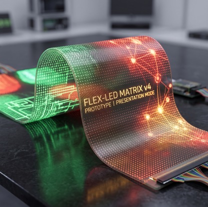 Гъвкави, прозрачни LED екрани – LED фолио за стъкло